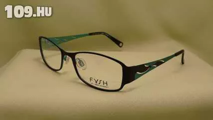 FYSH női szemüvegkeret fekete/zöld