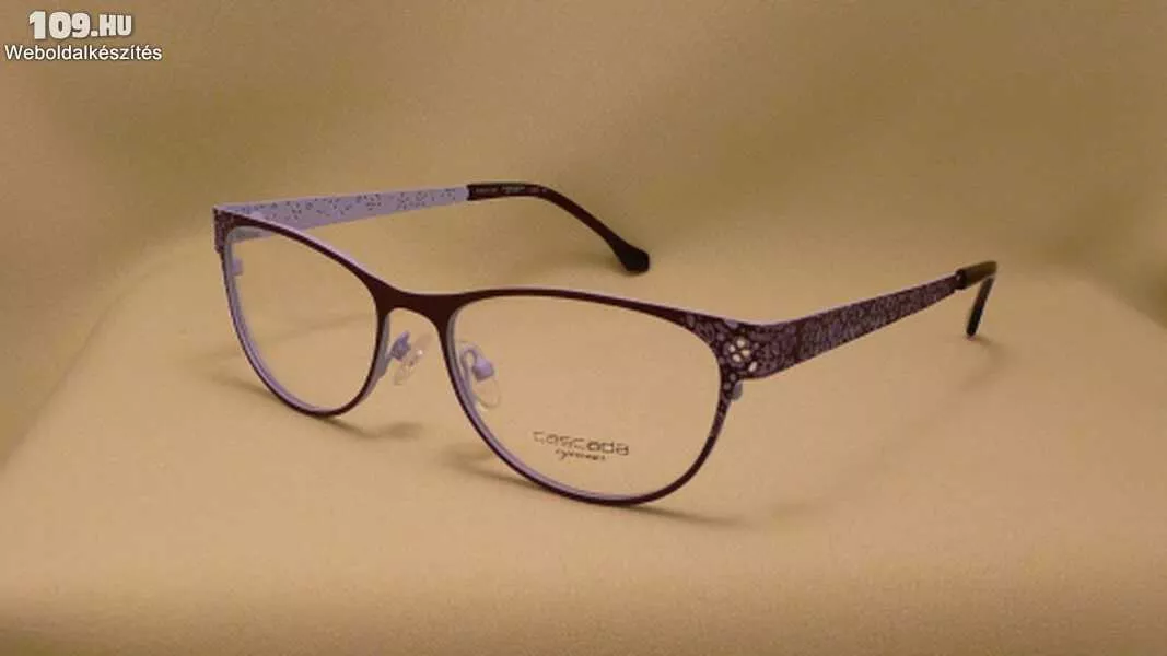 Cascada női szemüvegkeret lila virágos