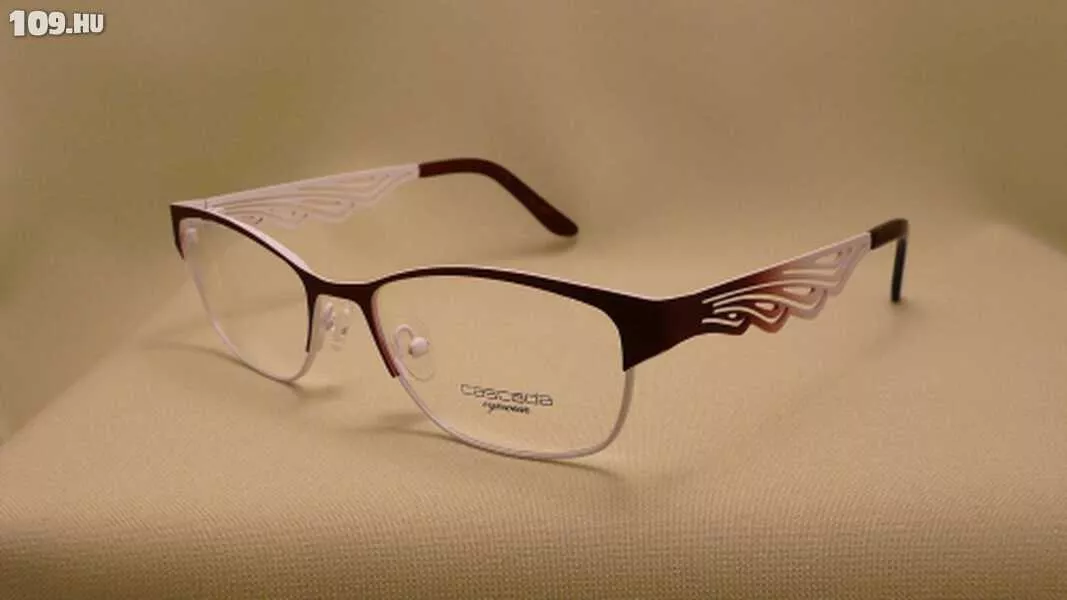 Cascada női szemüvegkeret bordó/fehér