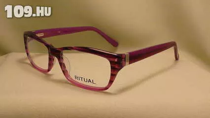 Ritual lila műanyag női szemüvegkeret