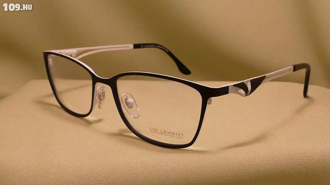 Antiallergén szemüvegkeret fekete/fehér