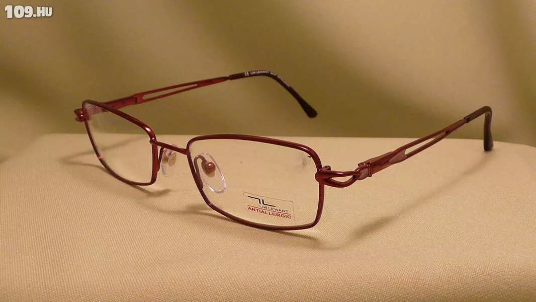 Antiallergén szemüvegkeret bordó