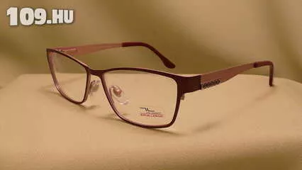 Antiallergén szemüvegkeret bordó/rózsaszín