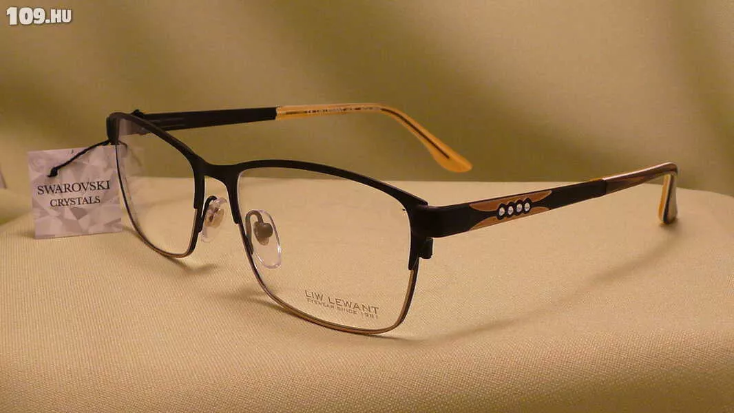 Antiallergén szemüvegkeret fekete/arany