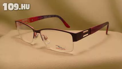 Antiallergén szemüvegkeret bordó/rózsaszín