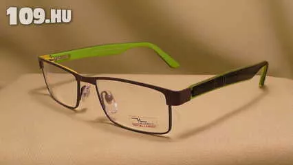 Antiallergén szemüvegkeret szürke/zöld