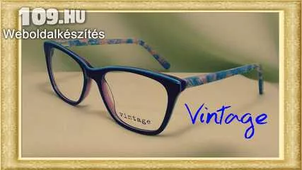 vintage  női  szemüvegkeret Kék/lila