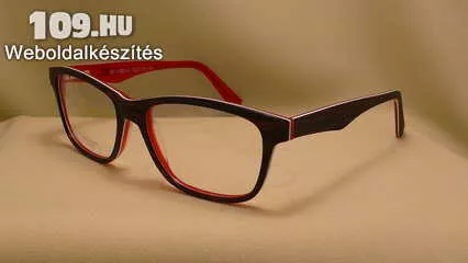 műanyag   szemüvegkeret fekete/piros